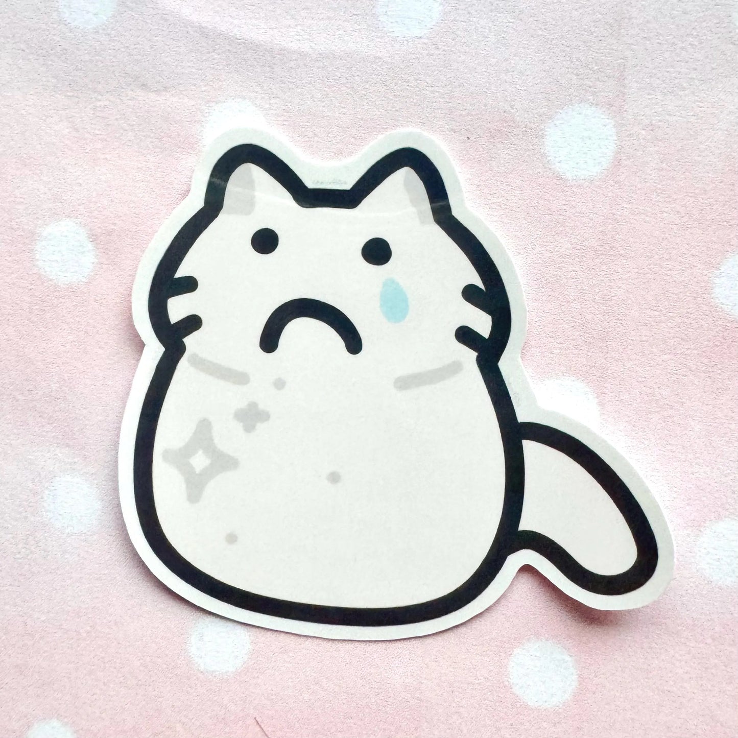White Cat Stickers BUNDLE