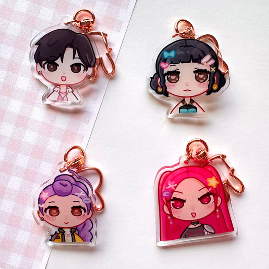 K-pop Oni Fighters Keychains